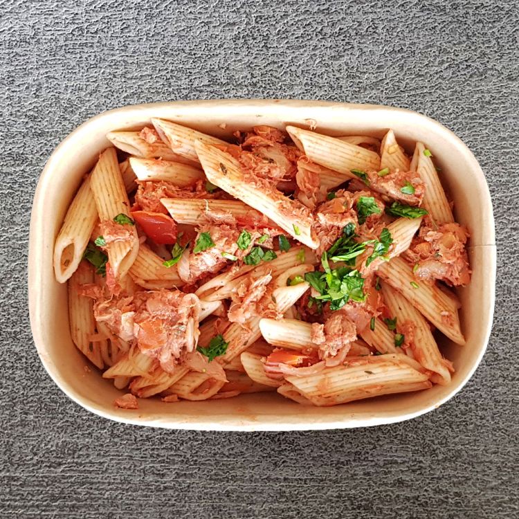 Penne au thon à la catalane